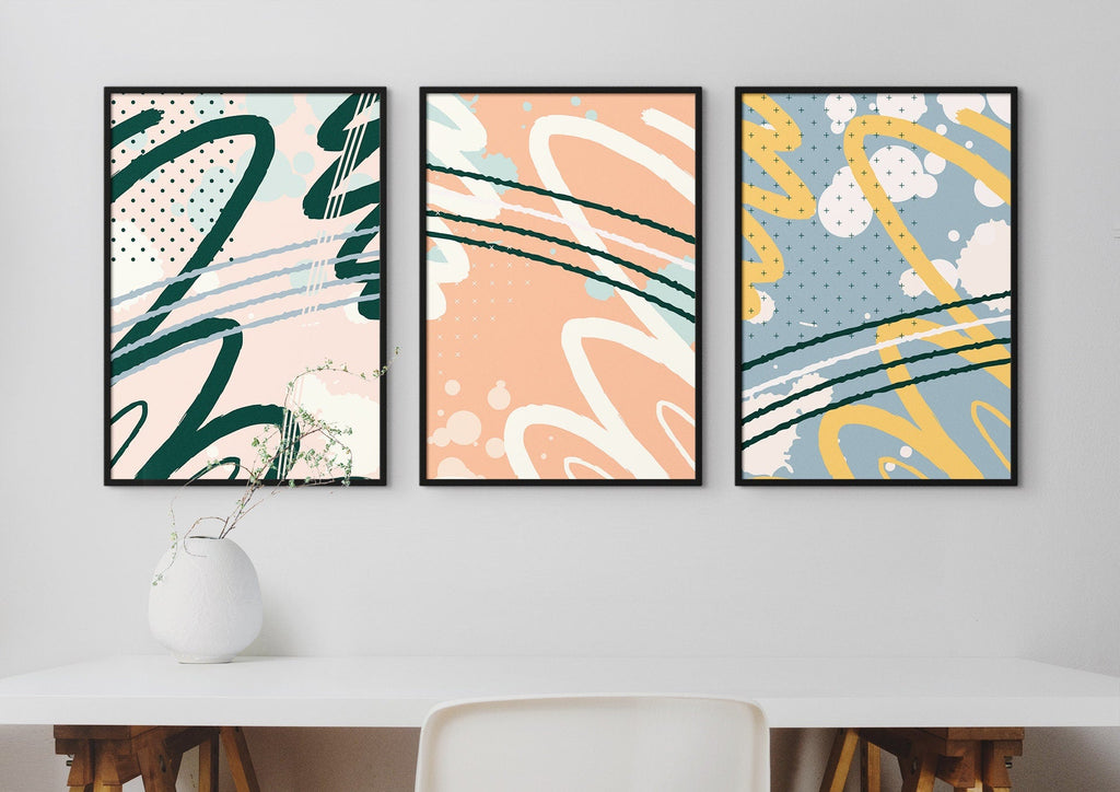 Abstract Art Prints, Abstarct Modern Art Prints, Abstract Wall Art Prints, Abstract Print, Abstarct Art Print, Abstract Modern Wall Art AB#3 - Wall Funk