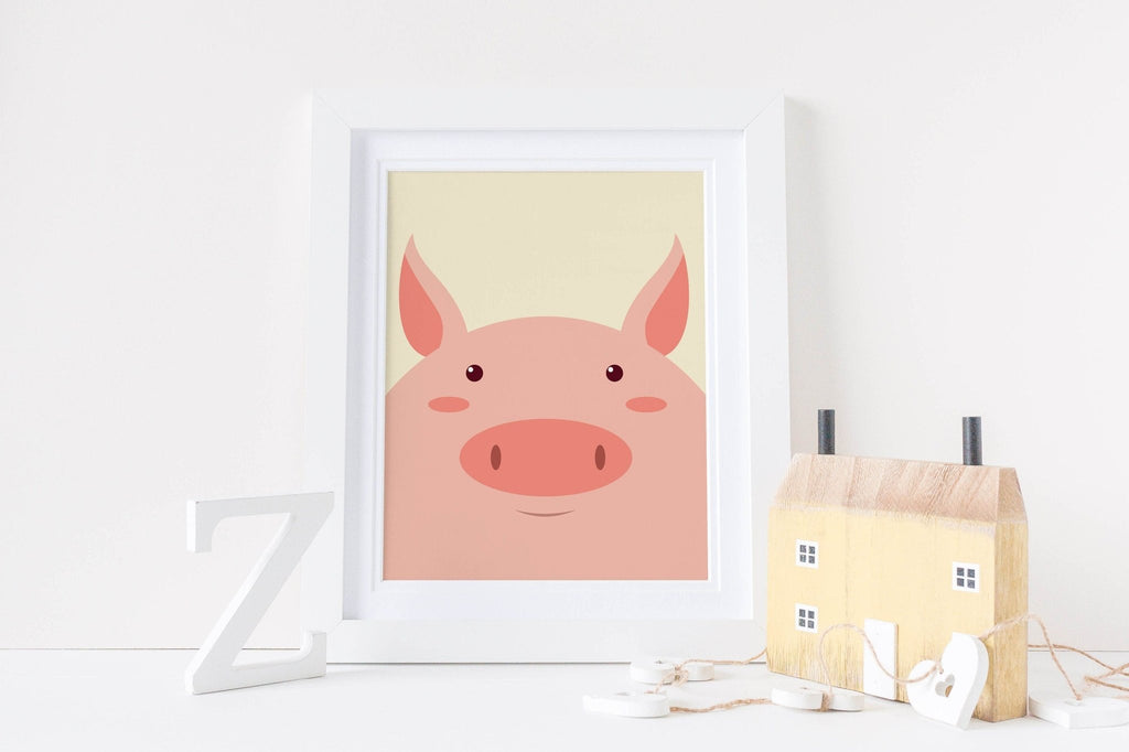 Adorable Farmyard Friends Nursery Wall Art Prints – Playful Animal Wall Decor for Your Child's Room - Wall Funk