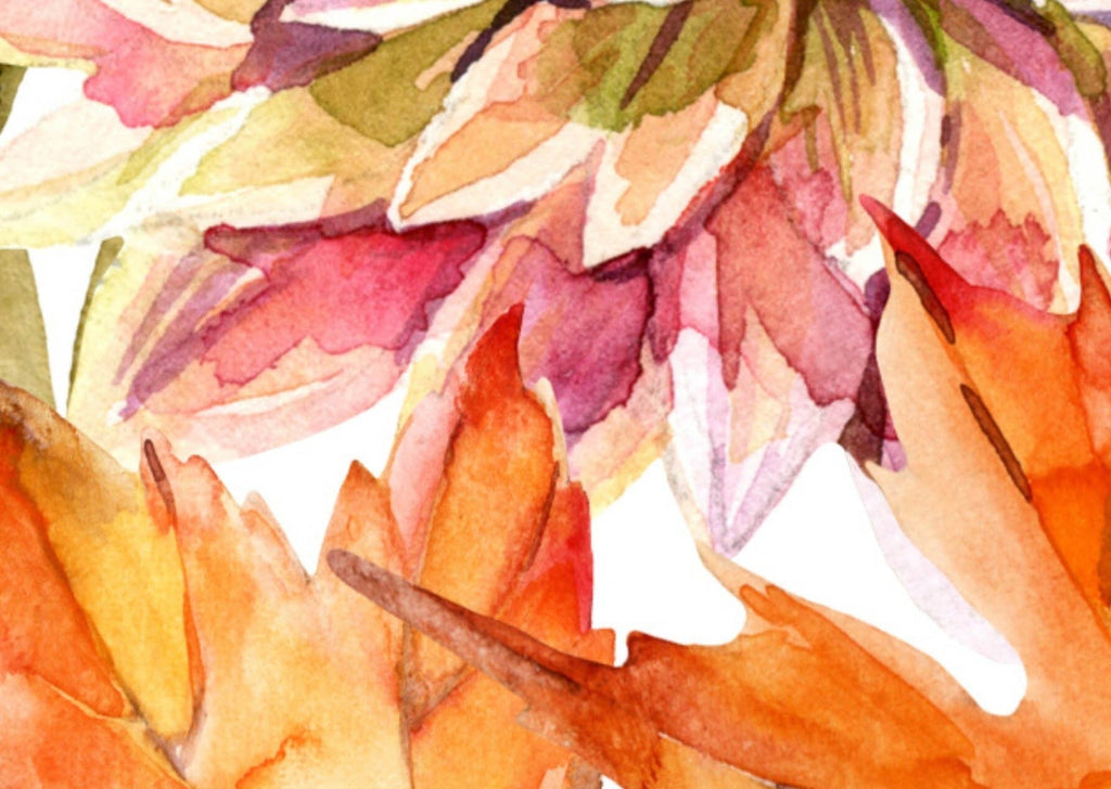 Autumnal Floral Wallpaper Sample - Wall Funk