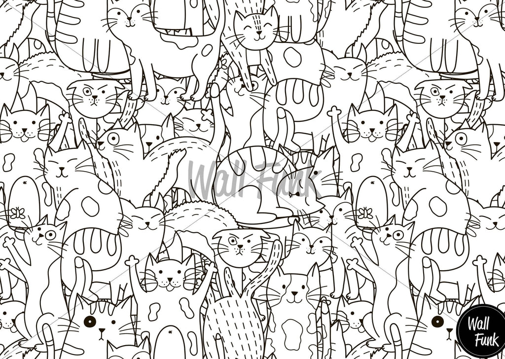 Cats Wallpaper Sample - Wall Funk