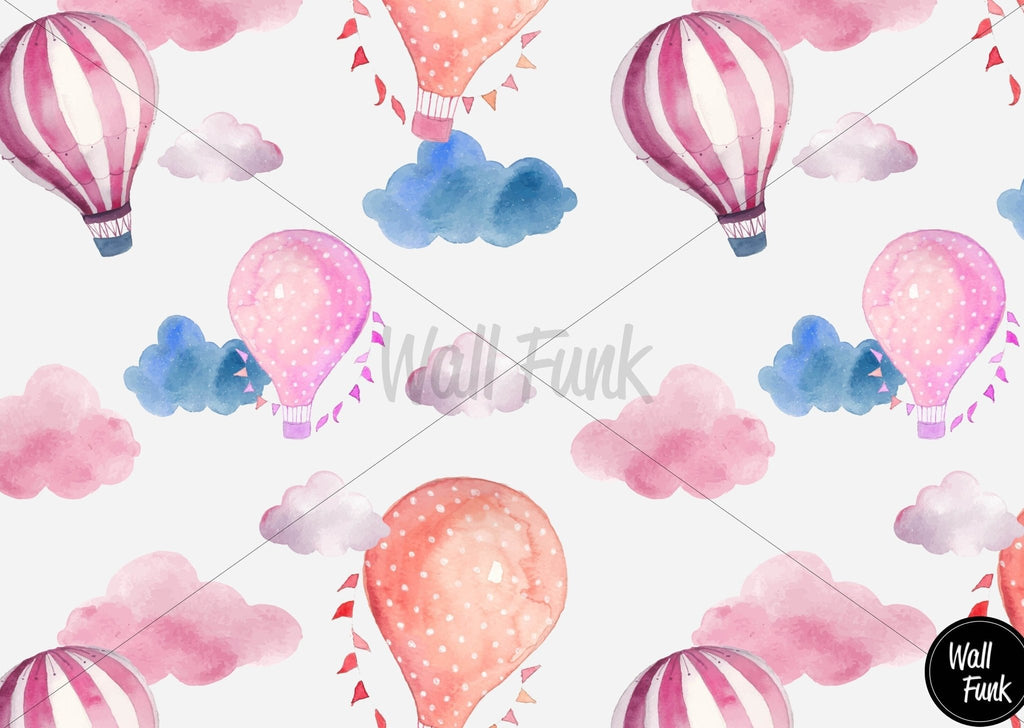 Hot Air Balloon Wallpaper Sample - Wall Funk