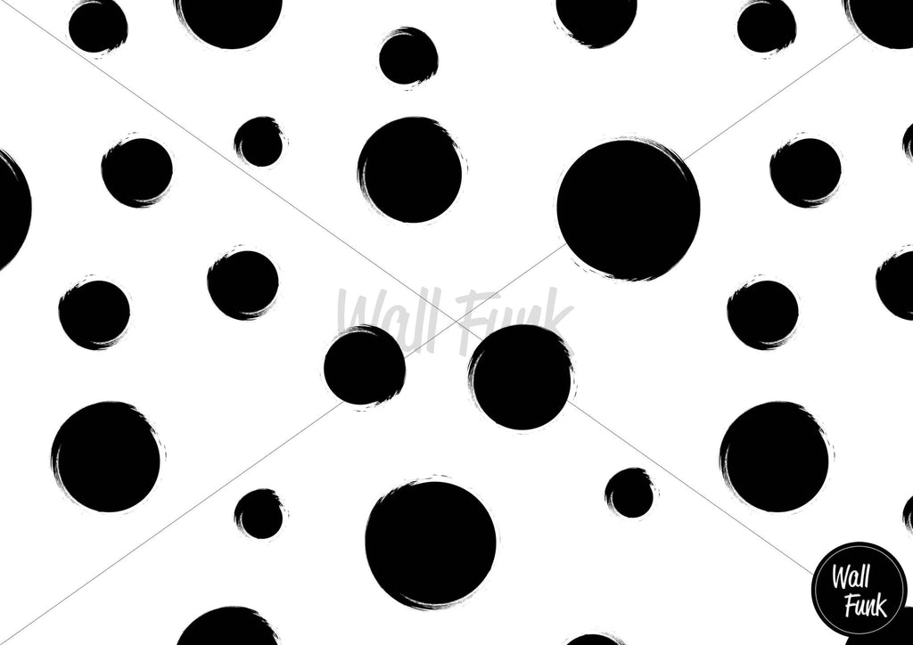 Large Dalmatian Spot Wallpaper Sample - Wall Funk