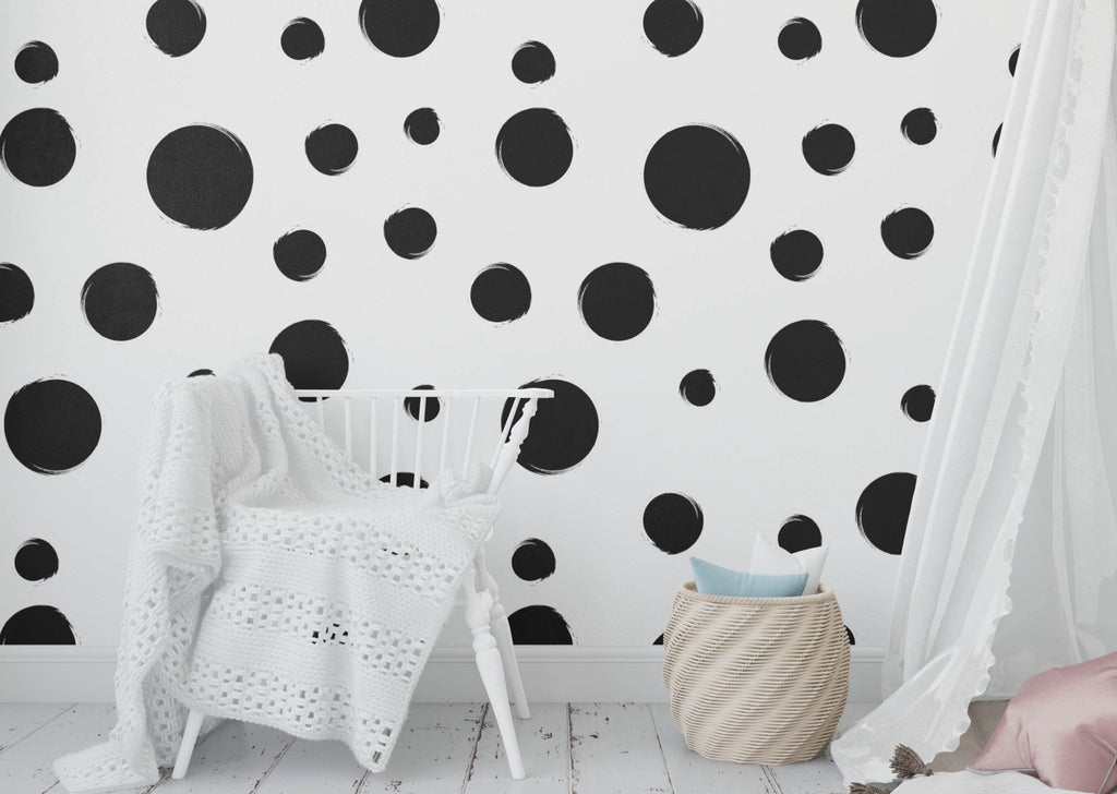 Large Dalmatian Spot Wallpaper - Wall Funk
