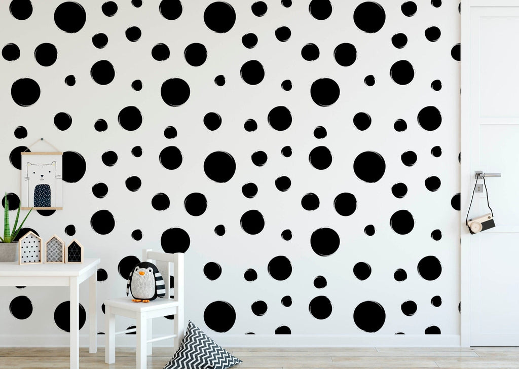 Large Dalmatian Spot Wallpaper - Wall Funk