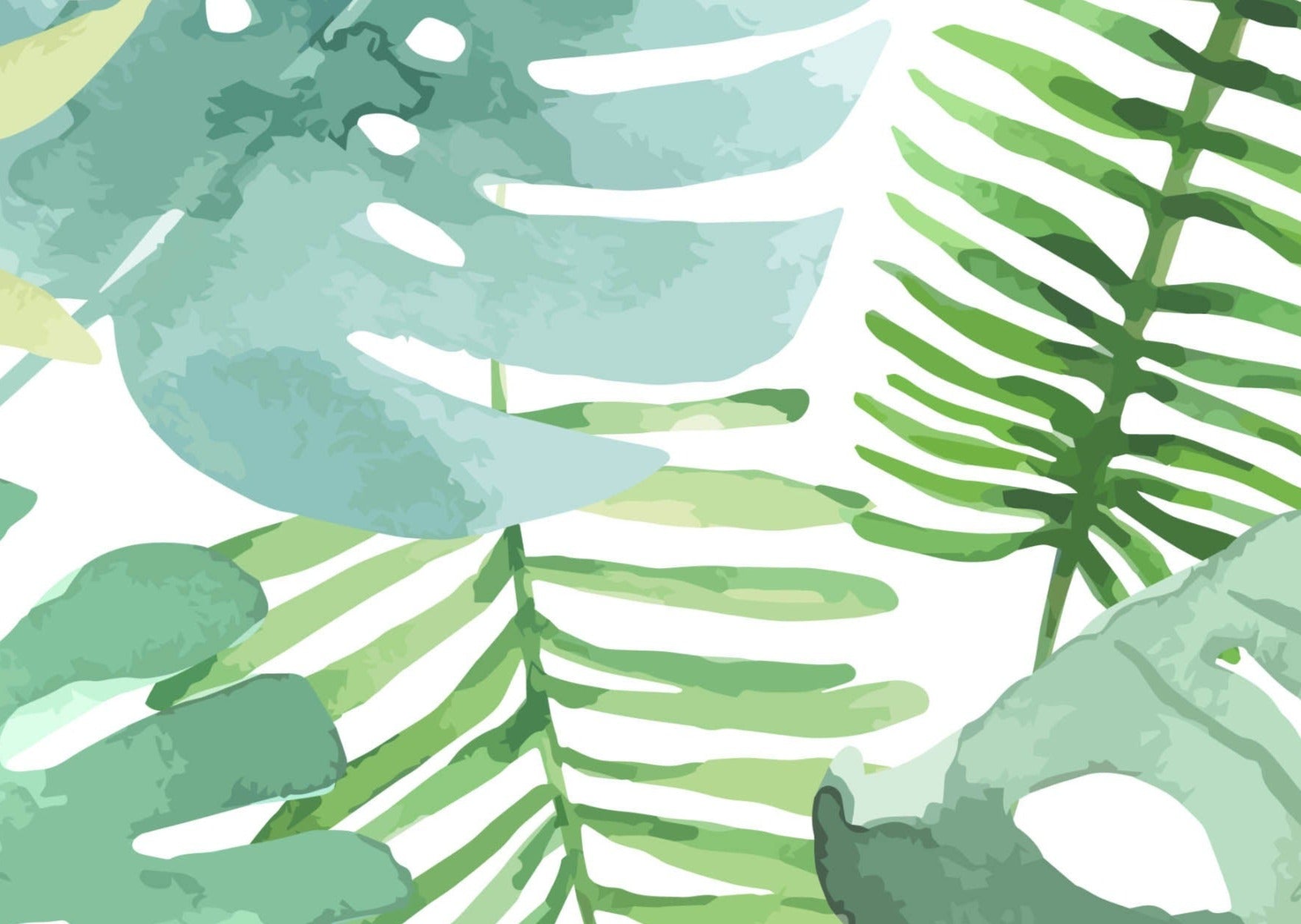 monstera leaf background Monstera Leaves Tropical Wallpaper Sample – Wall Funk