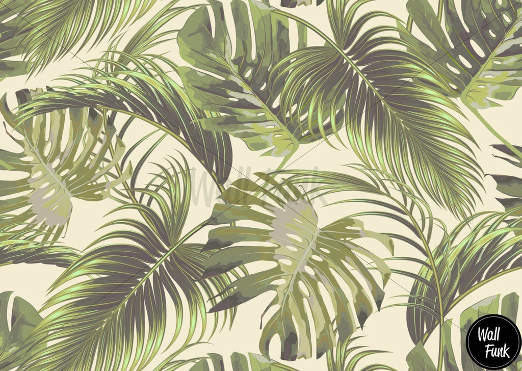 Palm Leaves Wallpaper - Wall Funk