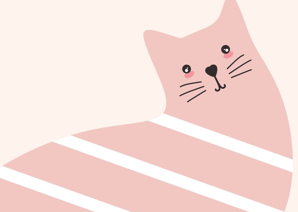 Pastel Cats Wallpaper - Wall Funk