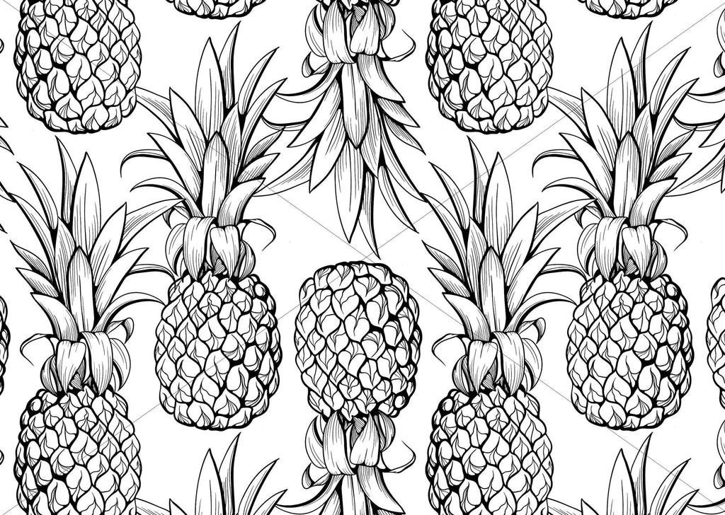 Pineapple Wallpaper - Wall Funk