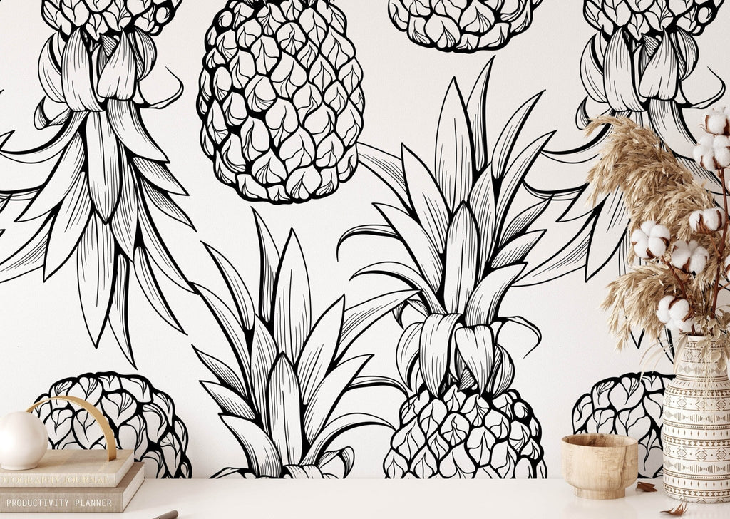 Pineapple Wallpaper - Wall Funk