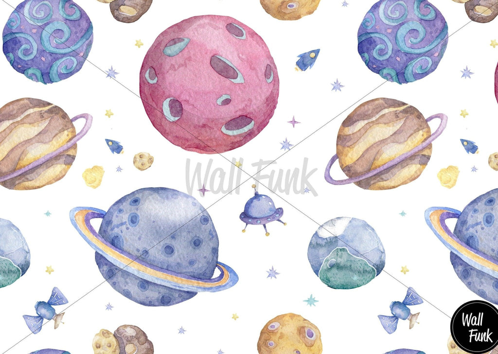 Planets Wallpaper - Wall Funk