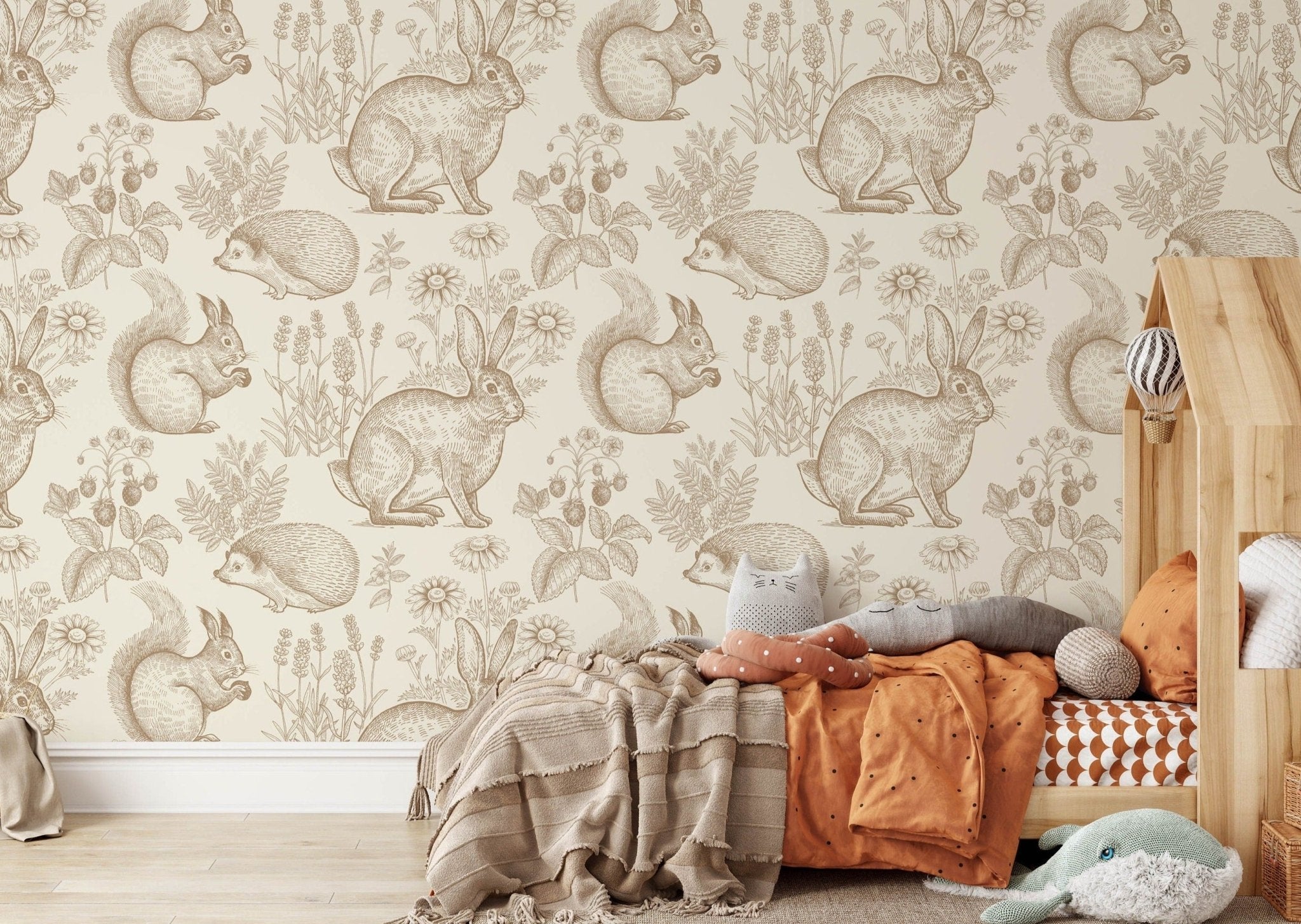 Vintage Rabbit Wallpaper