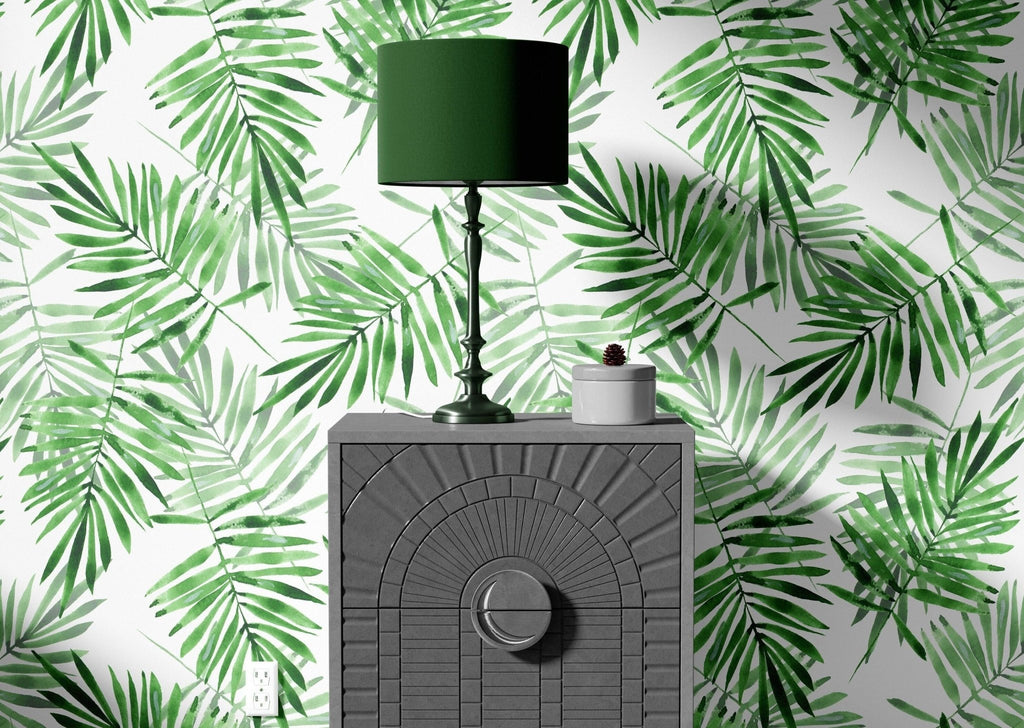 Tropical Floral Wallpaper Sample - Wall Funk