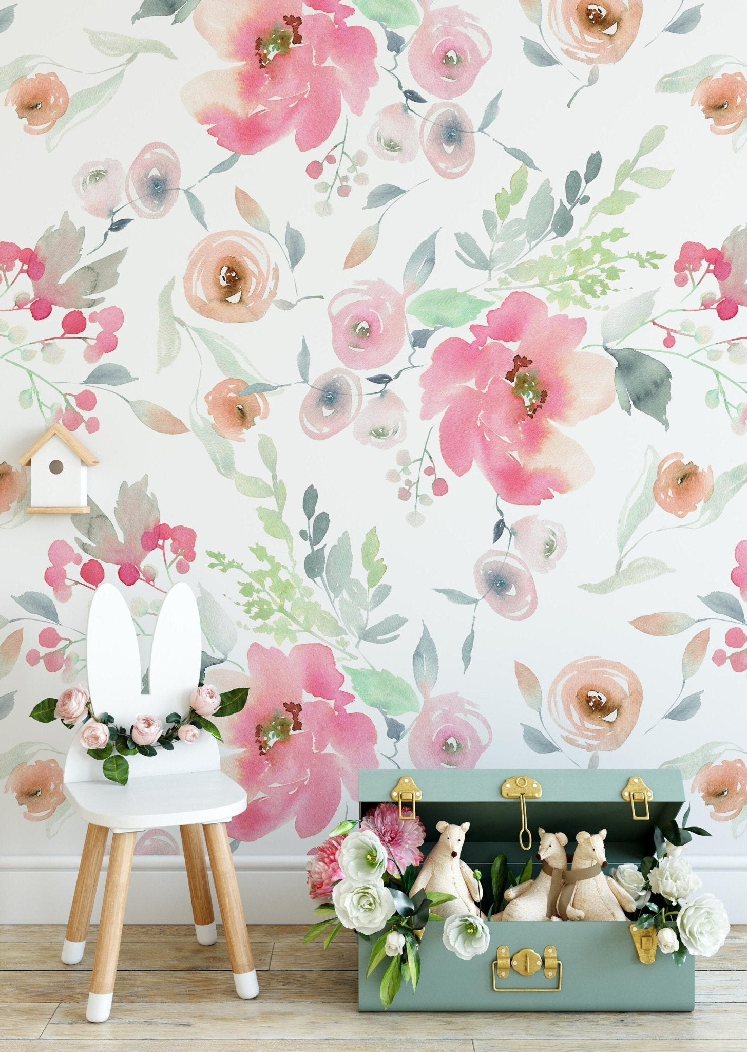 Free Vector | Watercolor floral background